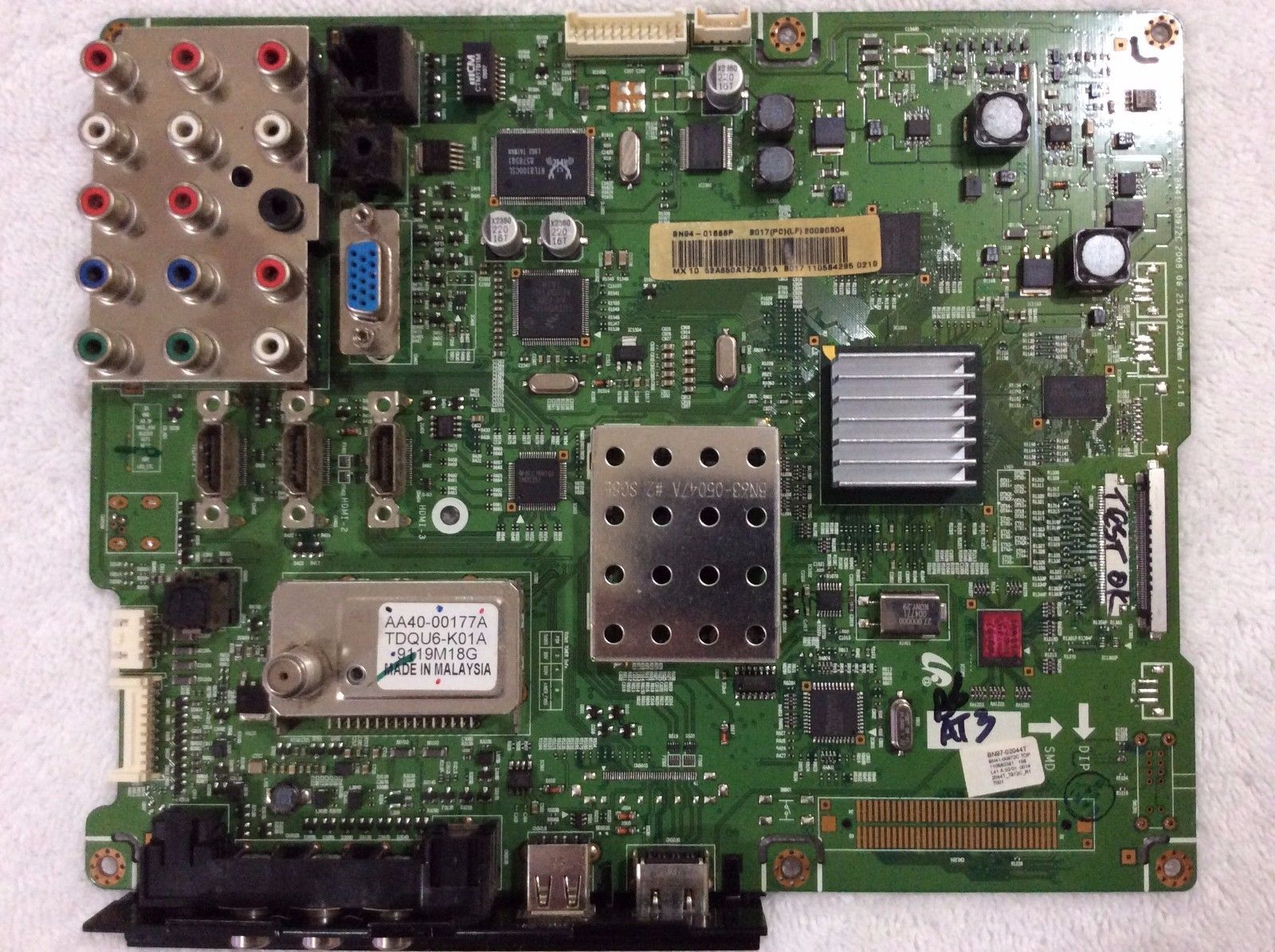 Samsung BN94-01666P (BN41-00972C) Main Board for LN52A660A2FXZA